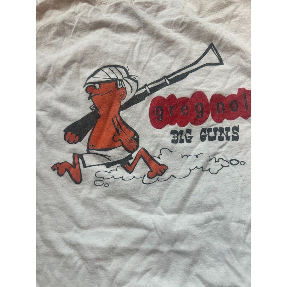 Greg Noll Big Guns Surfing Sz L Made in the USA T-Shirt - AUTHENTIC Rick Griffin